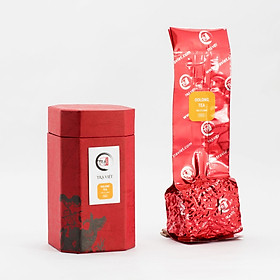 Trà Ô Long TRÀ VIỆT - Hộp Bát Giác 100gr Trà Ô Long thích hợp làm quà tặng cho những người thích hương vị nhẹ nhàng, tinh tế của trà. Hoặc tặng cho người lớn tuổi, người nước ngoài, người mới uống trà.