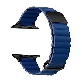 Mua Dây Da Leather Loop Black Magnetic Kai.N Dành Cho Apple Watch_ Hàng Chính Hãng