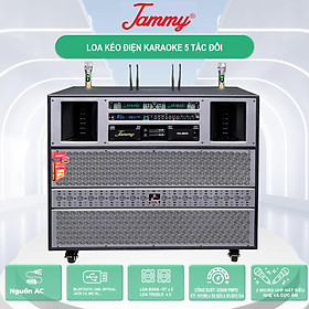 LOA ĐIỆN 5 TẤC ĐÔI JAMMY A218K6 PRO - CÔNG SUẤT 4200W - MICRO BẮT SÓNG XA 80 MÉT XUYÊN TƯỜNG - HÀNG CHÍNH HÃNG