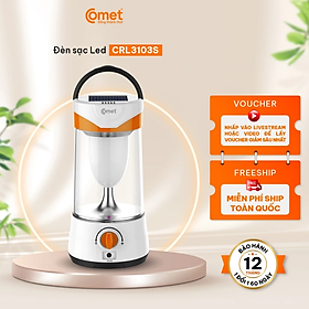 Mua Đèn Sạc Tích Điện LED Comet CRL3103S 10W Pin 1600 mAh Năng Lượng Mặt Trời Siêu Sáng