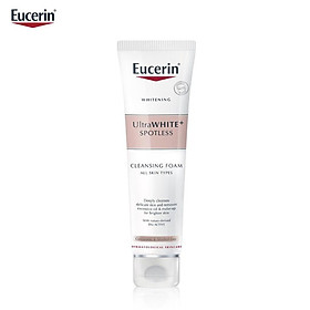 Eucerin Sữa Rửa Mặt Làm Trắng Ngừa Thâm Nám Ultra White+ Spotless Cleansing Foam 150g