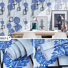 Mua CUỘN 10M Decal giấy dán tường khổ 45cm keo sẵn nhiều size mẫu mới giá rẻ DT023