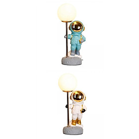 2x Astronaut LED Lamp Bedside Lamp for Bedroom Boys Birthday Gifts