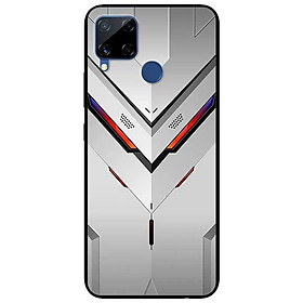 Ốp lưng dành cho Realme C15 mẫu Mặt Nạ Trắng