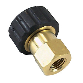 Pressure Washer Twist Connect Adapter Connector 22mm Male X 3/8" Female