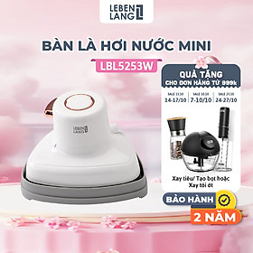 Mua Bàn là hơi nước cầm tay mini Lebenlang LBL5283  công suất 800W  nhỏ gọn tiện lợi  bảo hành 2 năm - hàng chính hãng