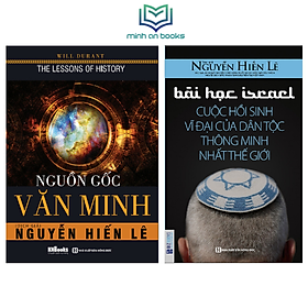 [Download Sách] Combo Bộ 2 Cuốn: Nguồn Gốc Văn Minh + Bài Học Israel - Cuộc Hồi Sinh Vĩ Đại Của Dân Tộc Thông Minh Nhất Thế Giới – MinhAnBooks
