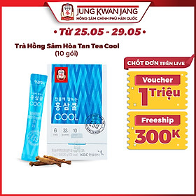 [Hộp 10 Gói] Trà Hồng Sâm Hàn Quốc Hòa Tan Tea Cool KGC Jung Kwan Jang (2g x 10 gói)
