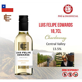 Rượu Vang Trắng Chile Luis Felipe Edwards Chardonnay 187ml