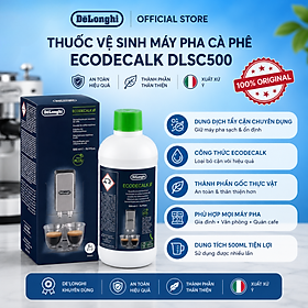 Mua Dung dịch tẩy cặn máy pha cà phê DeLonghi EcoDecalk 500ml – Vệ Sinh An Toàn - Hiệu Quả - Hàng Chính Hãng