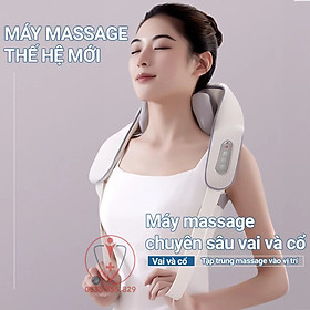 Máy massage cổ vai gáy P11 & GH-818  mô phỏng bàn tay người massage, hỗ trợ giảm đau mỏi, giúp thư giãn