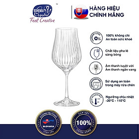 Mua Ly rượu vang Pha lê Tulip Rona 450 ml xoáy Tiệp Khắc