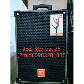 LOA KÉO JBZ_107 THÙNG GỖ ( KÈM HAI MIC KHÔNG DÂY)