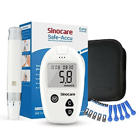 Mua Trọn Bộ Máy Đo Tiểu Đường Tại Nhà Safe Accu – Kèm Que Đo Và Kim Thử Máu Dùng Tại Nhà