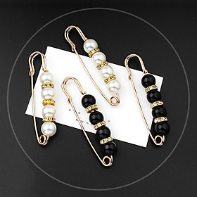 Set 4 Khuy cài áo hạt châu sang trọng
