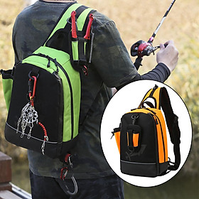 Oxford Cloth Chest Bag Men's Crossbody Sling Messenger Shoulder Pack for Outdoor Sports, Hiking, Camping Daypack Day Pack Pouch