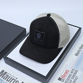 Nón kết, mũ lưỡi trai Trucker Shelby vải kaki phối lưới form chuẩn thời trang