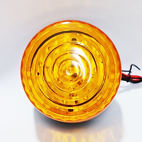 Đèn chớp tín hiệu 05E - điện áp  220V, 12V - Màu Đỏ, Vàng, Xanh Dương (Đường kính 100mm x cao 76mm)