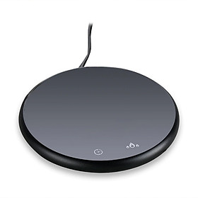 Mua Đế hâm nóng đồ uống hợp kim nhôm TĐH.02 công suất 18w - Đế hâm nóng tùy chỉnh nhiệt độ có đèn led thông minh - Hàng Chính Hãng