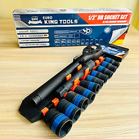 Mua Bộ khẩu 12 món loại lớn 1/2 từ số 10-24mm cao cấp sửa chữa gia đình thương hiệu Kirito và Kamos