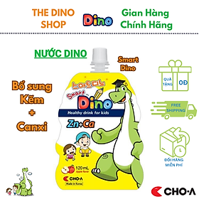 Nước Uống Bổ Sung Canxi Và Kẽm Cho Trẻ Em - Smart Dino Vị Táo  (1 Gói x 120ml)