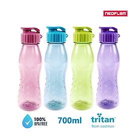 [Hàng chính hãng] Chai nước tritan Fliptop 700ml, Neoflam Hàn Quốc. Sản phẩm nhiều màu lựa chọn