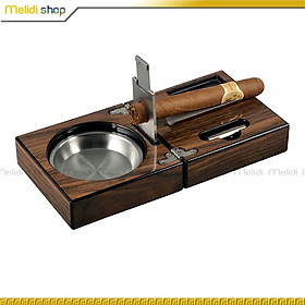 Mua GUCIO LX - Gạt Tàn Cigar Cao Cấp Vân Gỗ  Sơn Piano  Có Dao Cắt  Đục  Làm Quà Biếu Sếp  Bố  Tân Gia  Tặng Bạn Bè