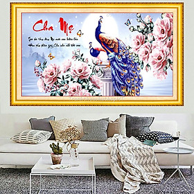 Mua Tranh đính đá cha mẹ VS043 - tự đính