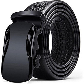 Dây Nịt Nam Da Cao Cấp Khóa Tự Động Mặt Thiết Kế Độc Đáo - TOPEE OTO09
