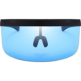 Oversize Visor Sunglasses Flat Top Eyewear