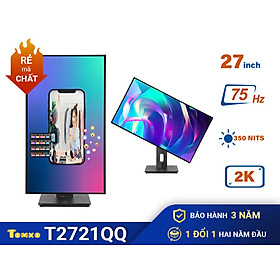 Mua Màn Hình TOMKO LIVE STREAM 27 INCH 2K T2721QQ 27 Inch – Tấm nền IPS / 75HZ / 2560 x 1440 QHD (Quad HD) - Màn Hình GAMING - Hàng chính hãng