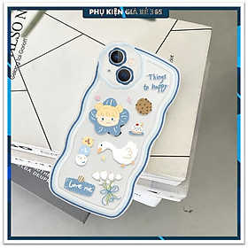 Ốp lưng lượn sóng cho iPhone 7 Plus/8 Plus hình cô bé dễ thương
