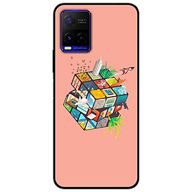 Ốp lưng dành cho Vivo Y21 - Vivo Y21s mẫu Rubik Cube