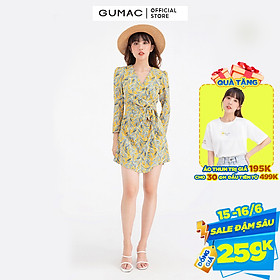 Jumpsuit xếp ly GUMAC DB625