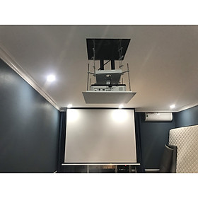 Mua MÀN CHIẾU ĐIỆN ÂM TRẦN  NÂNG HẠ TỰ ĐỘNG 120 INCH - 2 44M X 1 83M TỶ LỆ 4:3 HÀNG NHẬP KHẨU