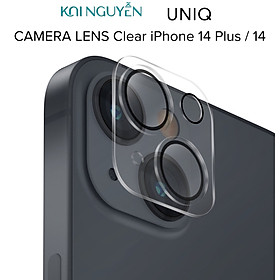 Miếng Dán Cường Lực Camera LENS UNIQ Optix Dành Cho iPhone 14 Plus / 14 - Hàng Chính Hãng