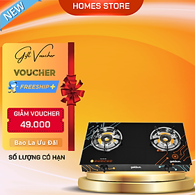 Mua Bếp Ga Đôi Goldsun GGS7009 Mặt Kính Cường Lực  Đánh Lửa Magneto - Hàng Chính Hãng