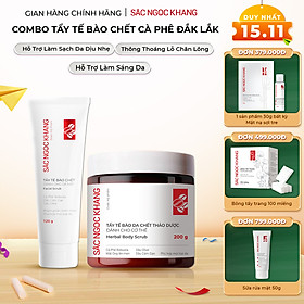 Combo Tẩy Tế Bào Chết Da Mặt 120g và Body 200g