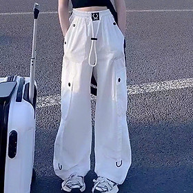 Quần Chất Dù Form Rộng Túi Hộp Có Dây Rút Lai Và Dây Rút Lưng Size L <60kg Size Xl < 70kg Thời Trang