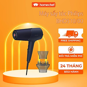 Máy sấy tóc salon Philips BHD510, công suất 2300W, ion bảo vệ tóc |Hàng Chính Hãng