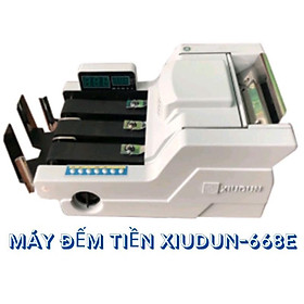 Máy đếm tiền xiudun 668E Máy đếm tiền Cotton và Polymer đa chức năng hoàn