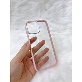 Case Ốp Lưng Dành Cho Iphone 13 Pro Max - Trong Suốt Viền Màu