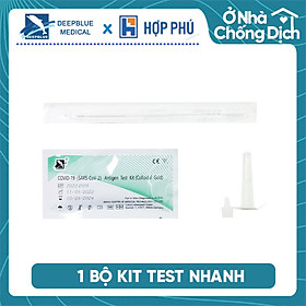 CHỈ 6X - 1 Bộ Kit test nhanh Covid-19 Colloidal Gold thương hiệu DeepBlue