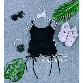 Đầm Bé Gái Đầm Body Rút Dây Khoét Eo Độc Đáo Đủ Size Cho Bé Từ 1 Tuổi Đến 8 Tuổi Minmi Baby Kid