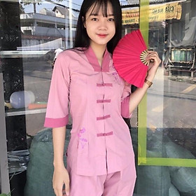 ĐỒ LAM ĐI CHÙA Mẫu La Hán Phối kate