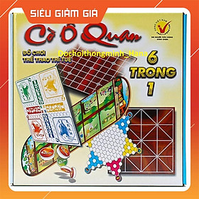 Bộ Cờ Ô Ăn Quan 6 Trong 1 6 Trong 1- HCM Ô ăn quan, vây, caro, cá ngựa