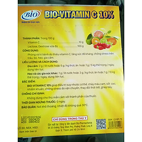 1 gói Vitamin C 10% tăng đề kháng, giảm stress nhiệt cho chim, vẹt (gói 100g)