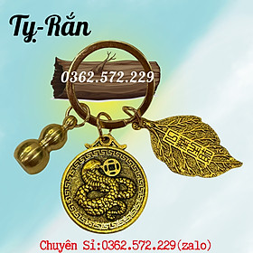 Mua Móc khóa 12 Con Giáp Bằng Đồng 3 món theo Bản Mệnh Thu Hút Tài Lộc