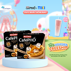 Combo 2 Hộp cà phê Phố sữa đá GOLD - MacCoffee (hộp 10 gói x 28g)