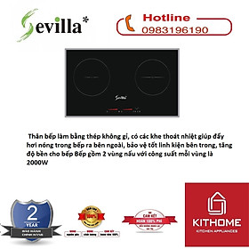 Mua Bếp Điện Từ SEVILLA SV-T75S - Chính Hãng